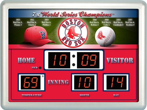 Best Buy: Team Sports America St. Louis Cardinals Scoreboard Alarm Clock  MLB0028JC-701