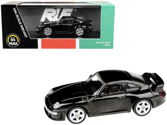 1:64 SCALE DIECAST 64 PARA 1995 RUF CTR2 Black