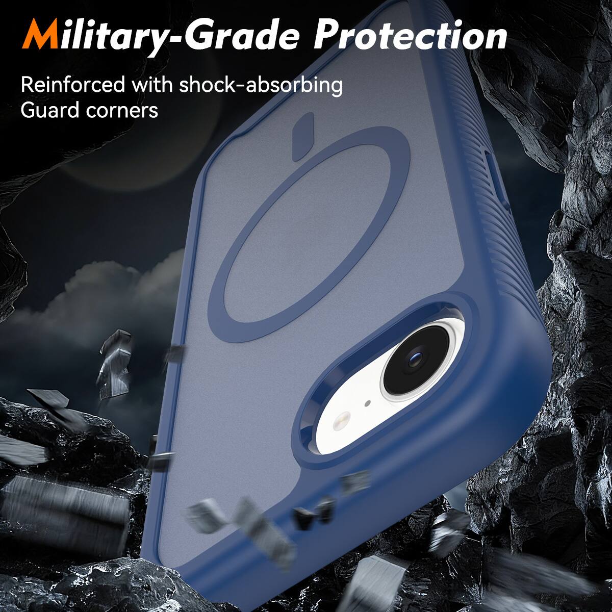Military-Grade Protection  
Reinforced with shock-absorbing Guard corners