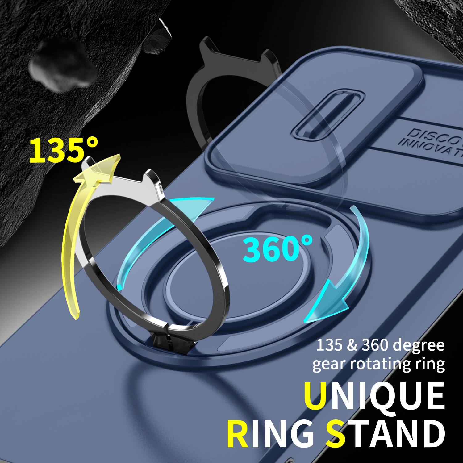 135
DISCO INNOVAT
360
135 & 360 degree gear rotating ring UNIQUE RING STAND