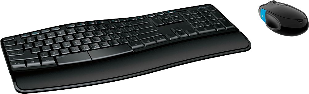 Microsoft Sculpt Comfort Desktop Wireless Usb Keyboard And Mouse Black L3v Best Buy