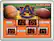 Front Standard. Team Sports America - Auburn Tigers Scoreboard Clock.