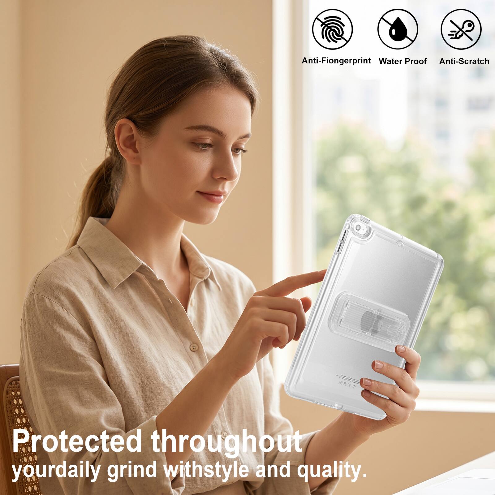 Anti-Fingerprint Water Proof Anti-Scratch  
Protected throughout your daily grind with style and quality.