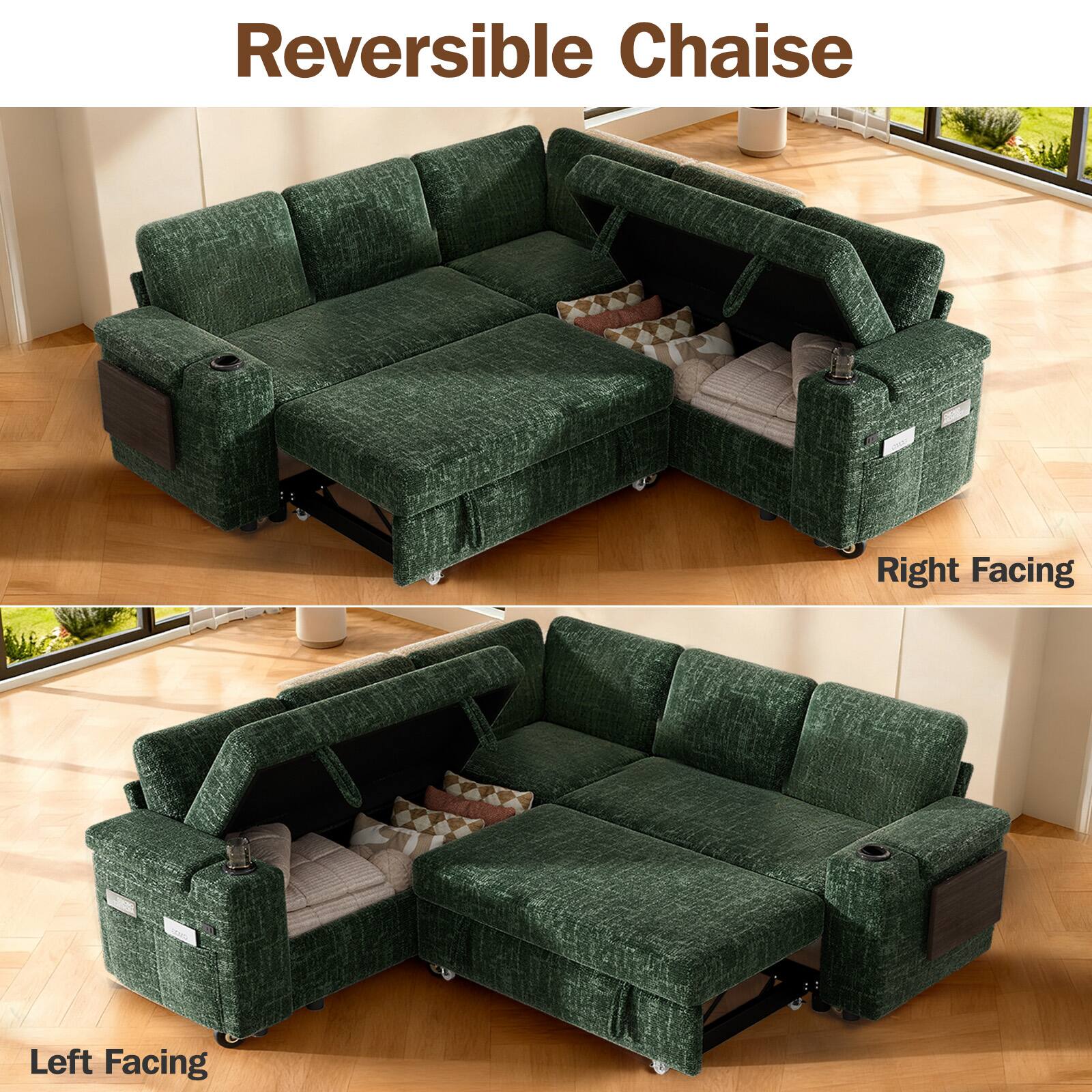 Reversible Chaise

Right Facing

Left Facing