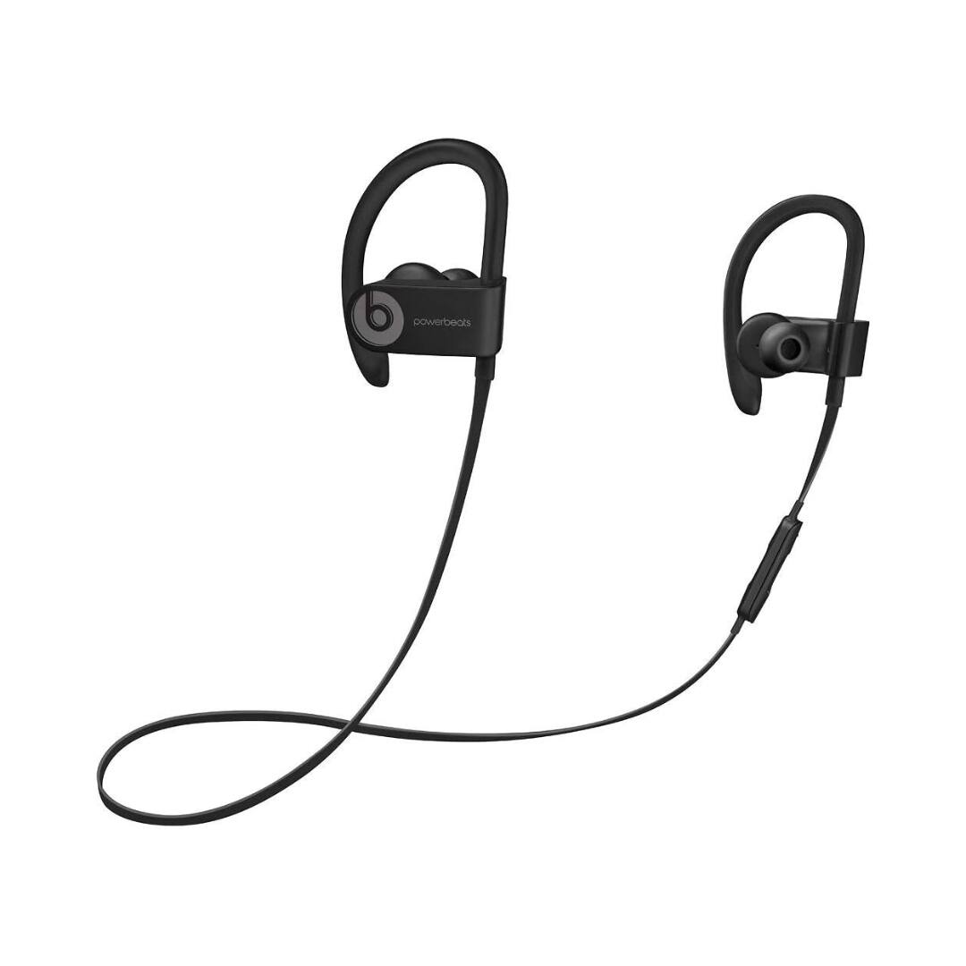 Angle. Beats - Powerbeats3 Wireless In-Ear Headphones, Black – Bluetooth Sports Earbuds (Renewed).