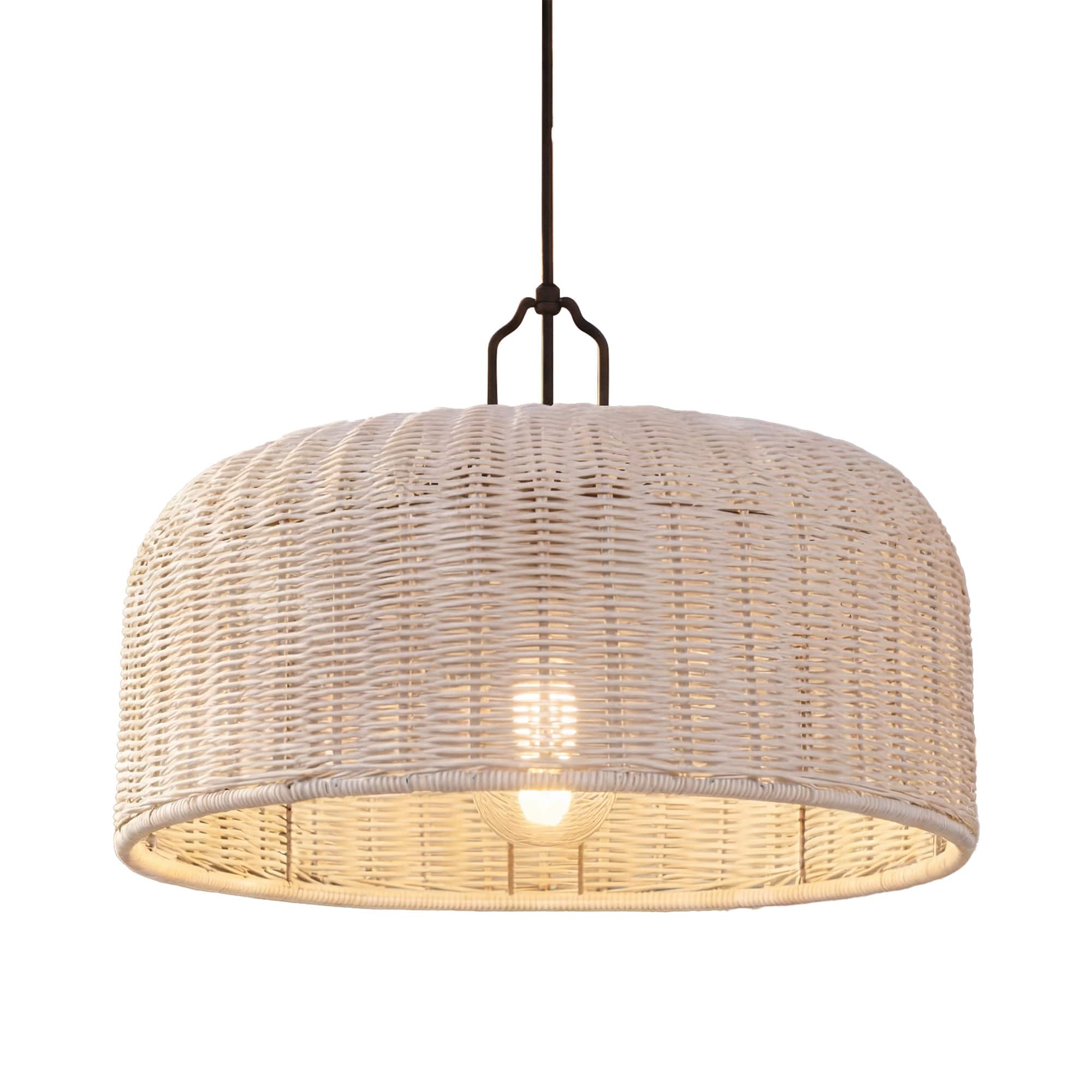 MULE - Outdoor Pendant Light, Plug-In or Hardwired Hanging Light, Matte Black