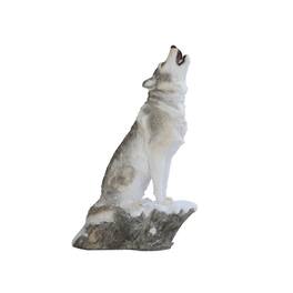 FC Design - 9"H Howling Wolf Figurine Statue Desk Tabletop Home Decor Gift - Multi-Color