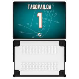 Keyscaper - Tua Tagovailoa Miami Dolphins MacBook Case - Pro 14 in - Multicolor