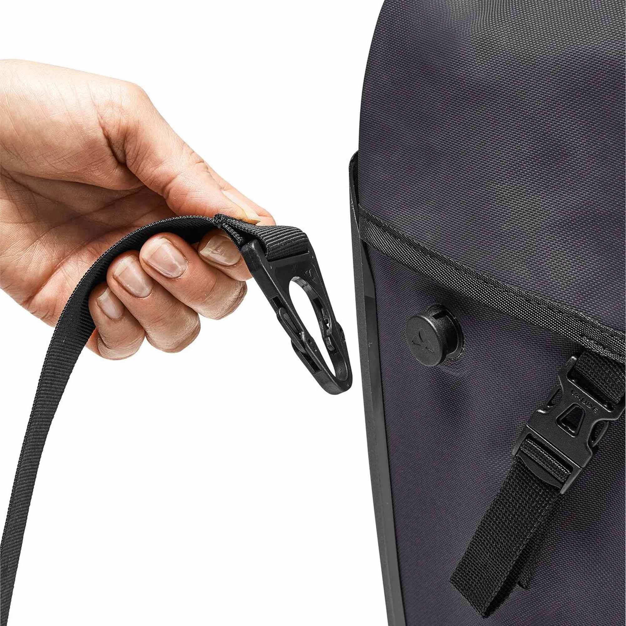 Alt View 4. VAUDE - Vaude Aqua Back Pro Single Bike Bag - Black - Black.