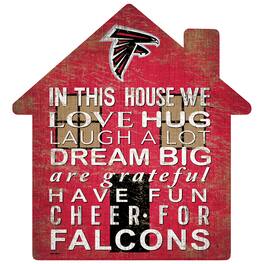 Fan Creations - Atlanta Falcons 12'' Team House Sign - Multicolor