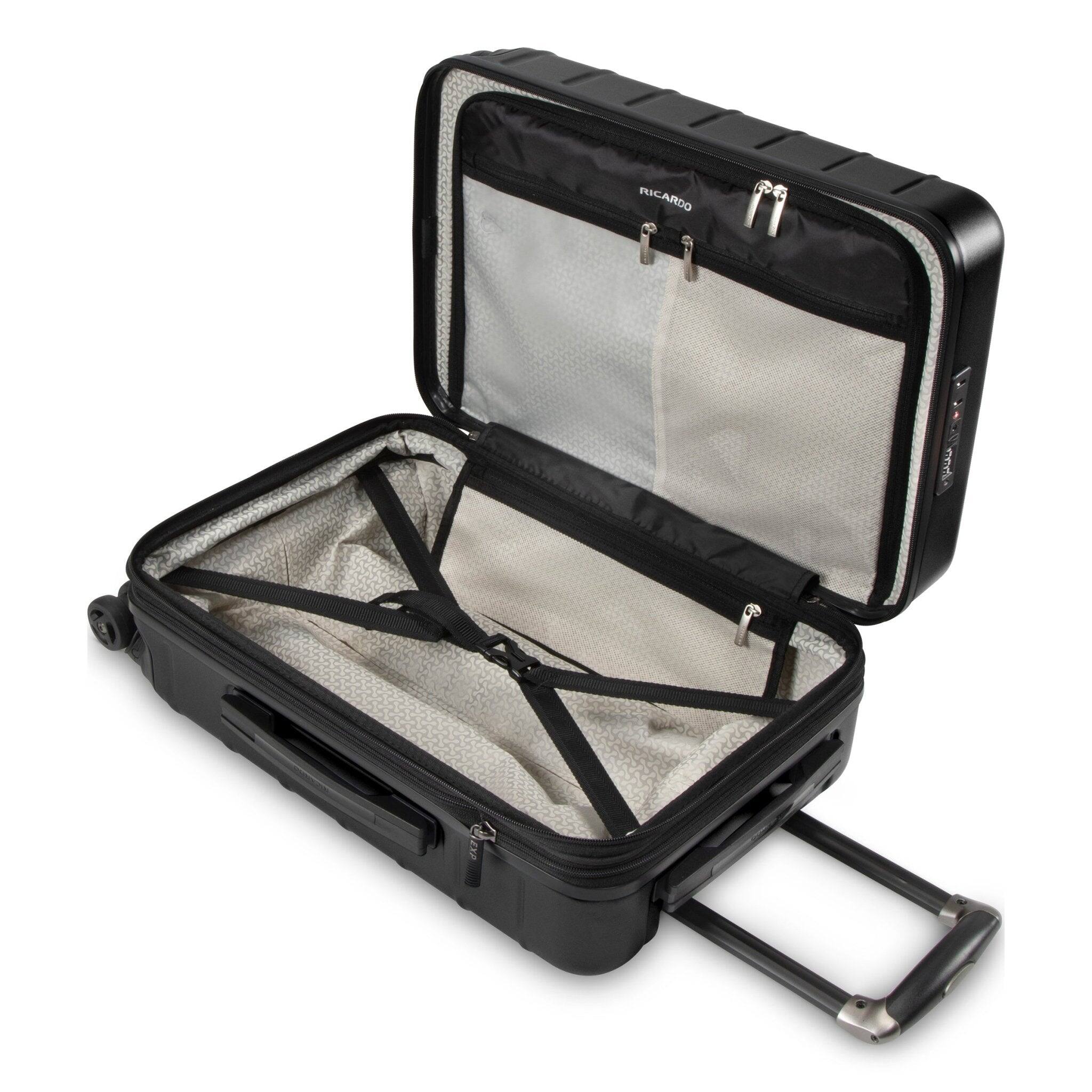 Ricardo Beverly Hills Cambria Hardside Carry On Black Pearl 140-20