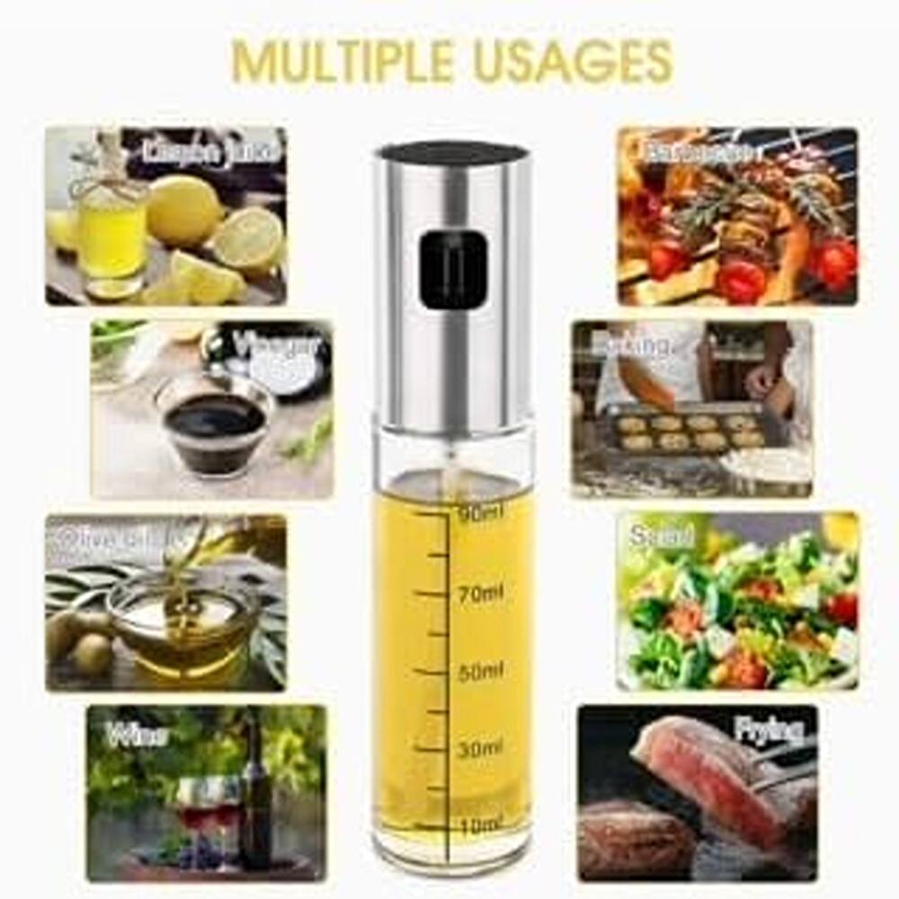MULTIPLE USAGES

- Citrus Juice
- Whiskey
- Olive Oil
- Wine
- Salad
- Frying