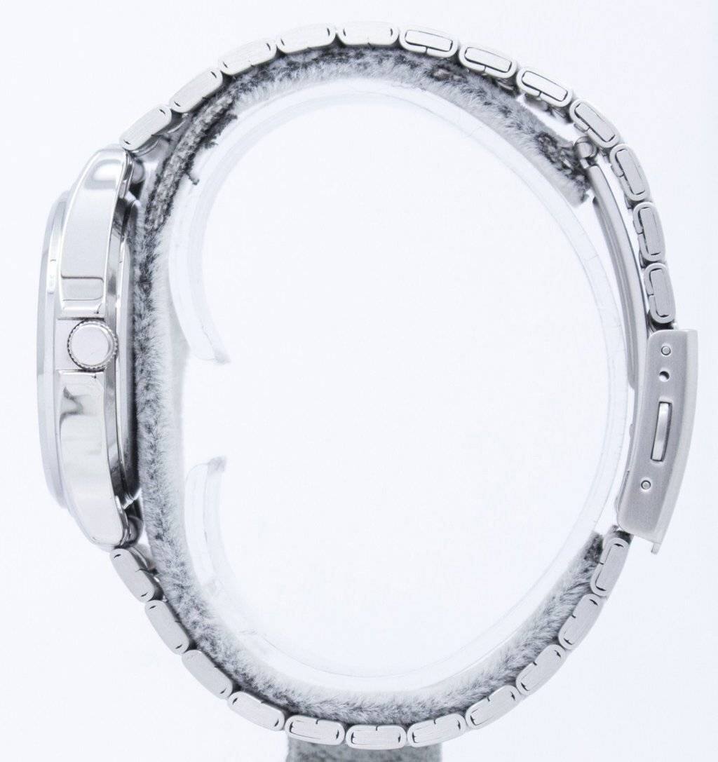 Angle. Casio - Enticer Quartz MTP-1239D-1ADF Mens Watch Analog Black Dial Stainless Steel Day/Date - Silver.