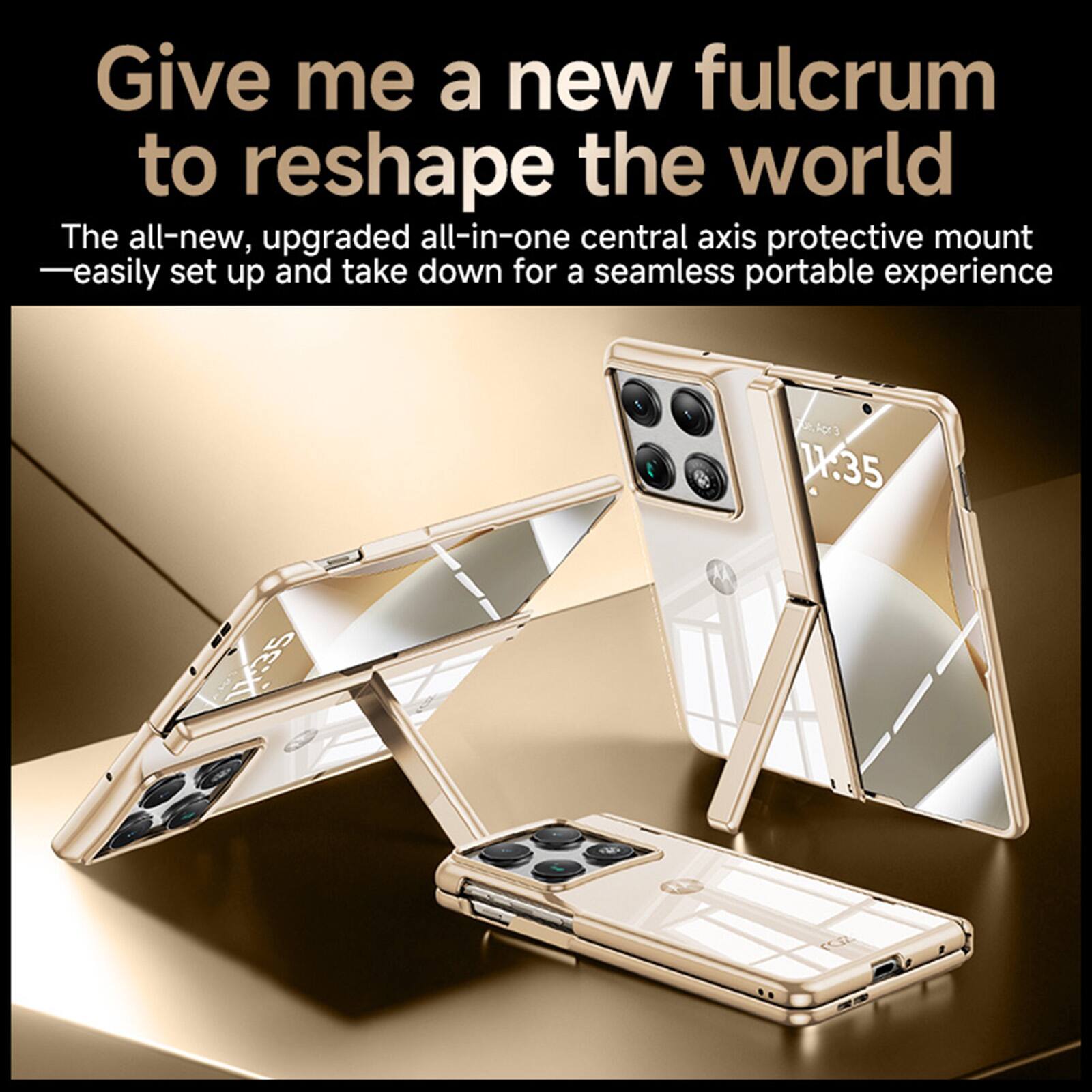 Give me a new fulcrum to reshape the world

The all-new, upgraded all-in-one central axis protective mount - easily set up and take down for a seamless portable experience.