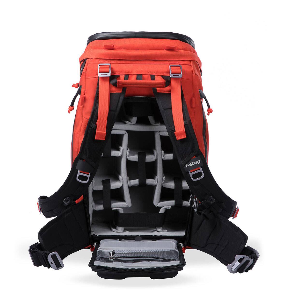 Alt View 3. F-stop - F-stop Tilopa 50L DuraDiamond Travel and Adventure Camera Backpack, Magma Red.