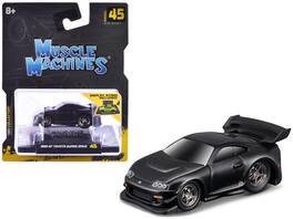 1995-97 Toyota Supra (MK4) Matt Black 1/64 Diecast Model Car by Muscle Machines - Matte Black