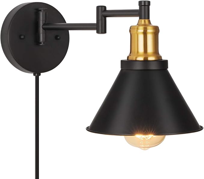 Front. Oumilen - Swing Arm Wall Lamp.