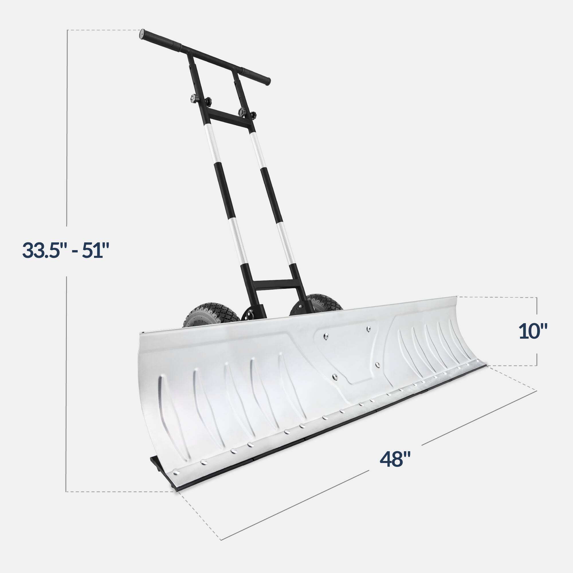 33.5" - 51"  
10"  
48"