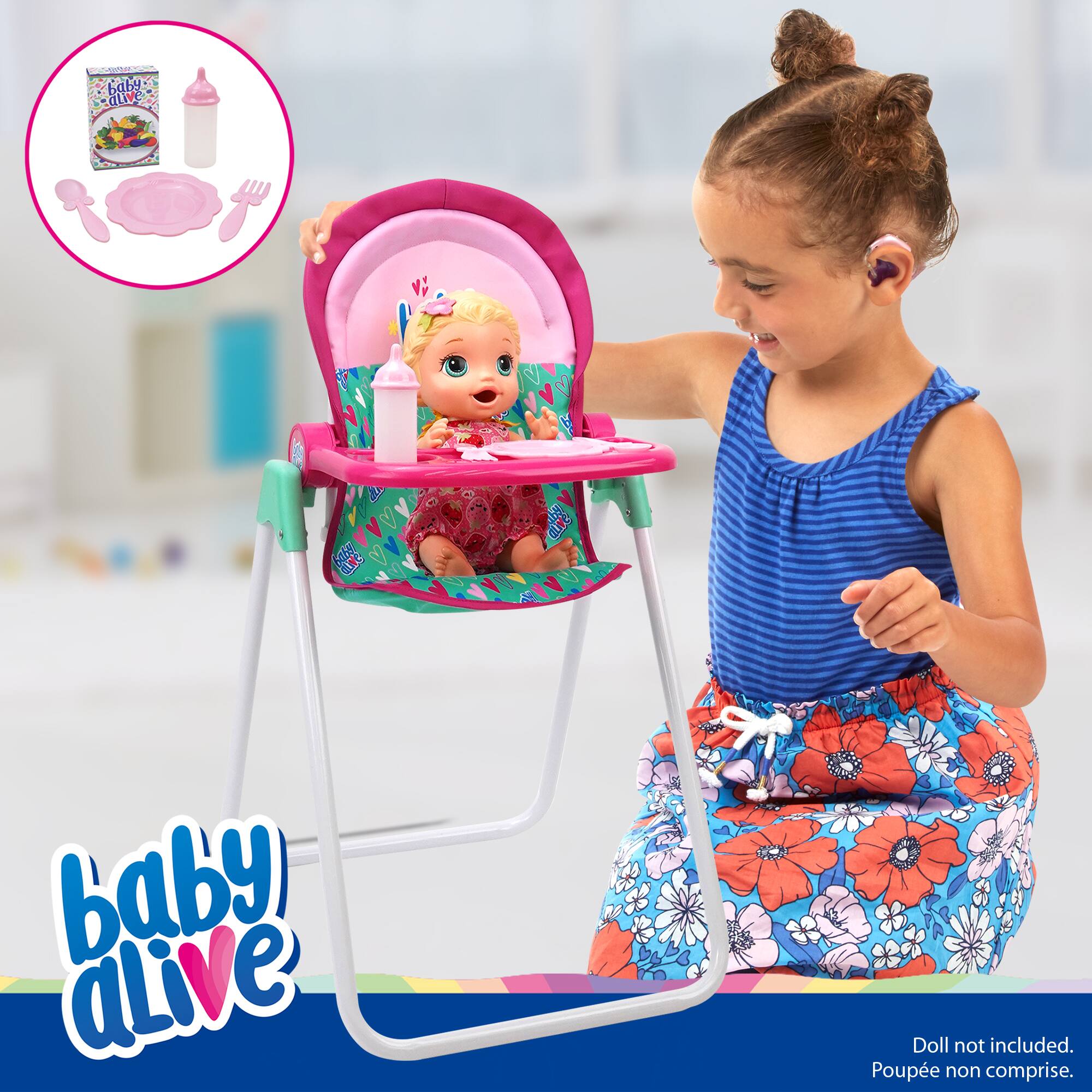 baby alive V 605 ad baby alive Doll not included. Poupee non comprise.