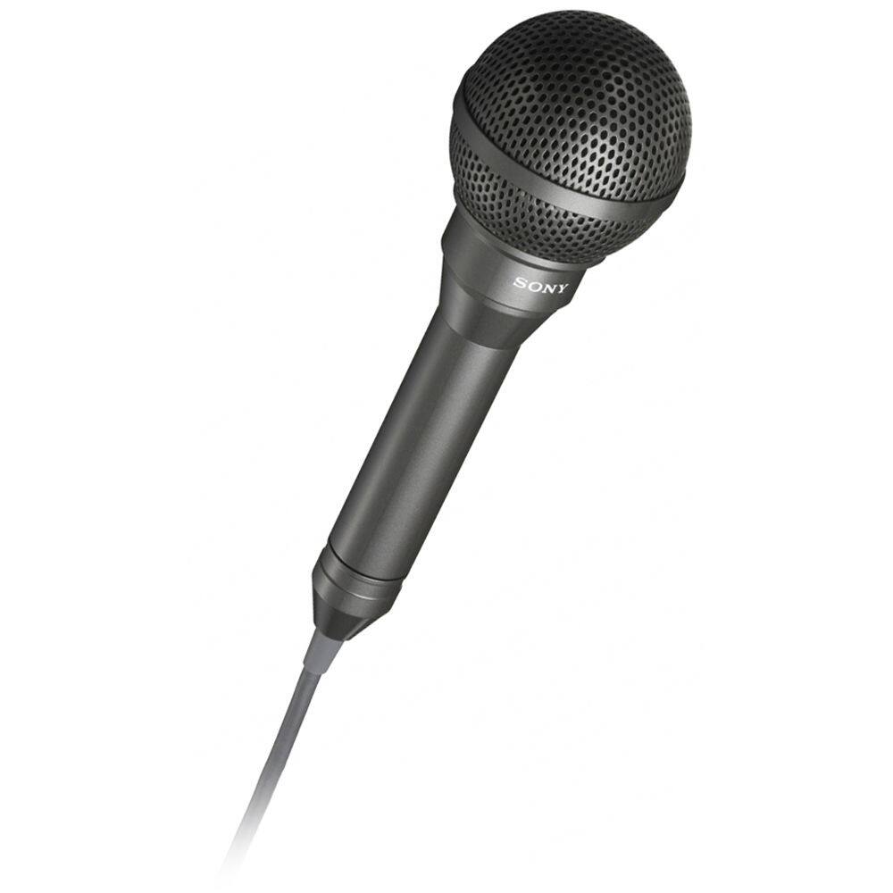 Alt View 1. Sony - Sony F-115B Weather-Resistant Handheld Microphone – For Outdoor Events/Performances | More - Black.