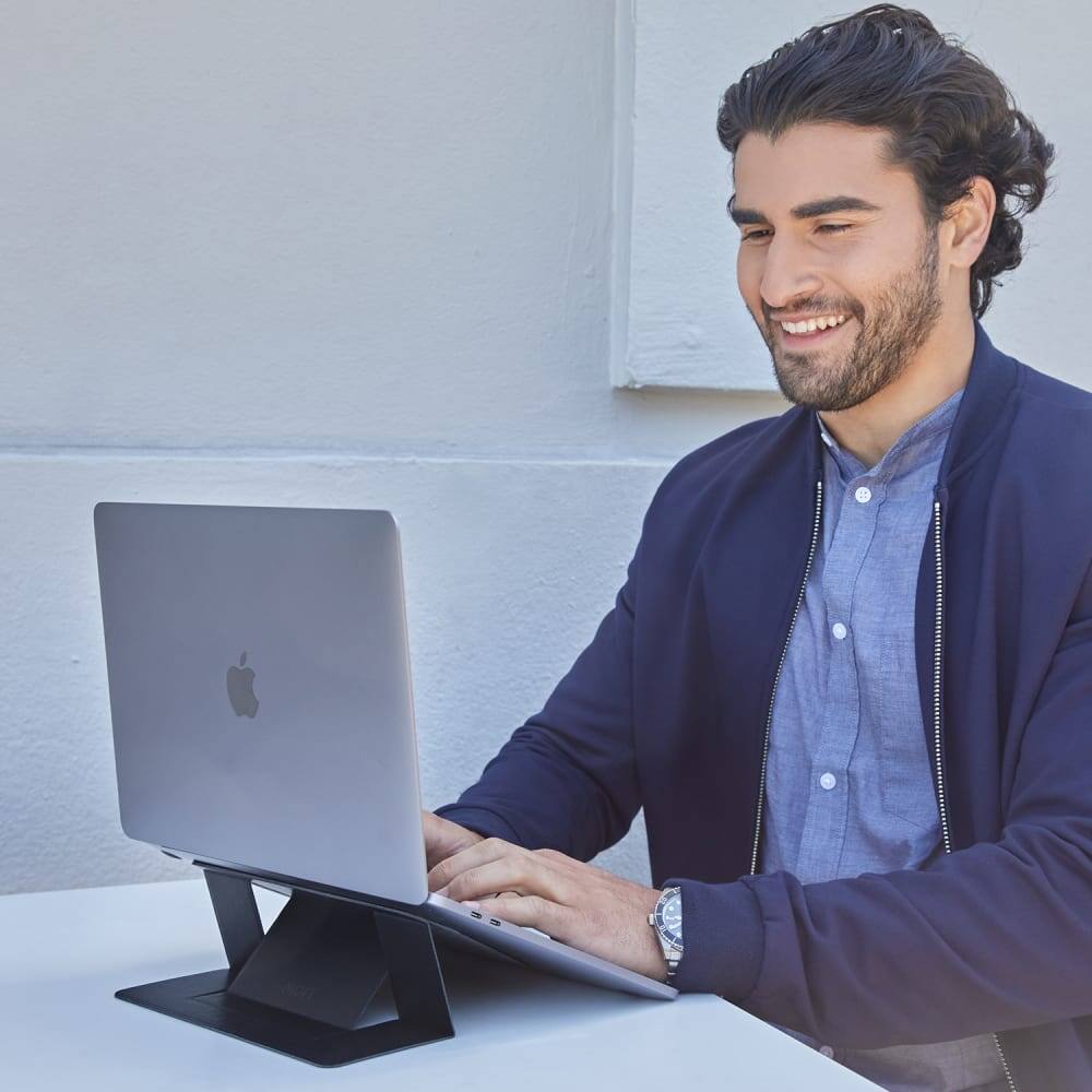 Alt View 2. MOFT - MOFT Adhesive Laptop Stand - Jet Black.