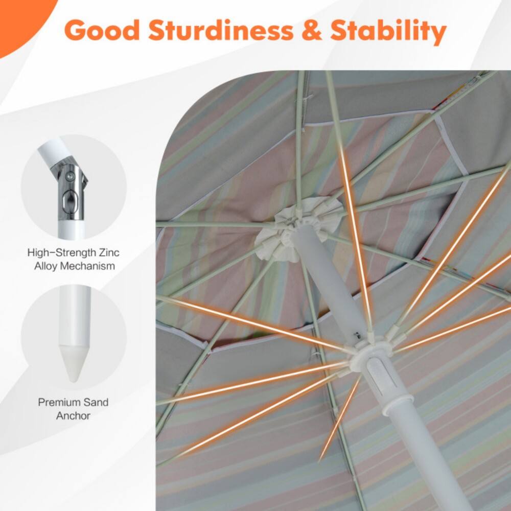 Good Sturdiness & Stability

High-Strength Zinc Alloy Mechanism

Premium Sand Anchor