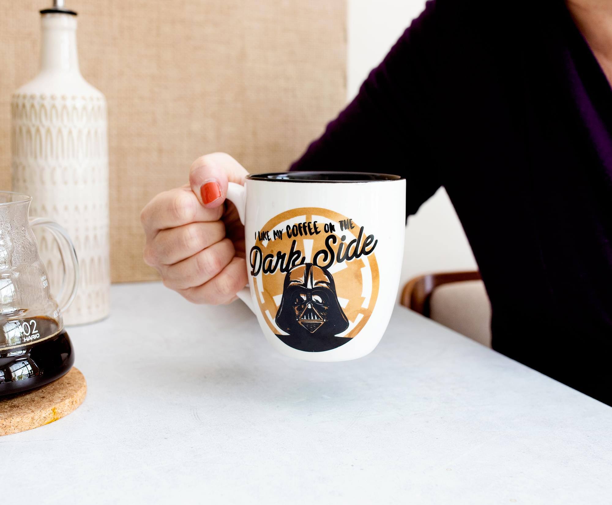 I like my coffee on the Dark Side

02 HARIO