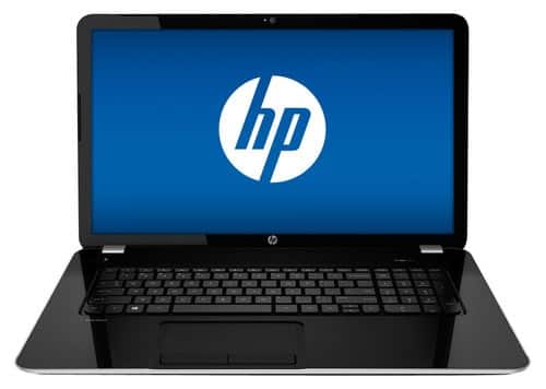 Front Standard. HP - Pavilion 17.3" Laptop - 4GB Memory - 500GB Hard Drive - Silver.