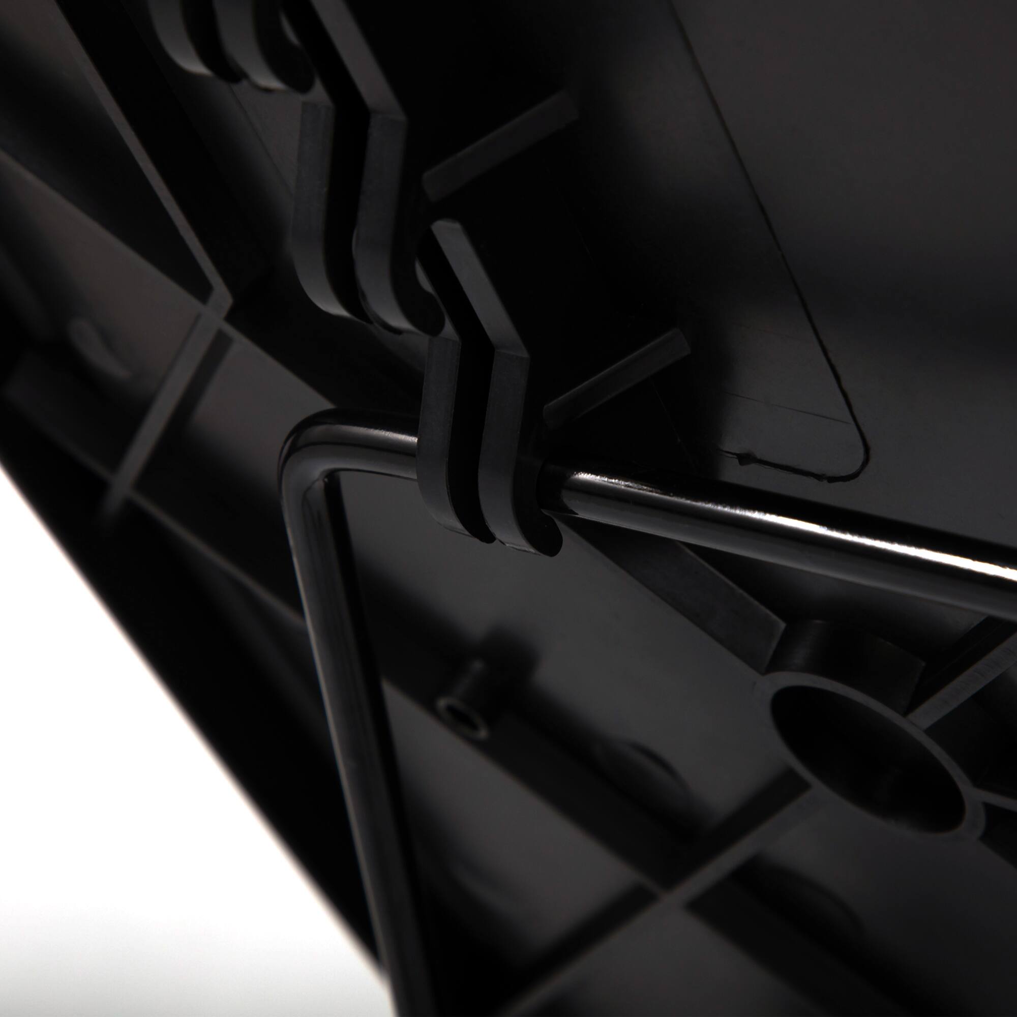 Alt View 2. Spaco - Spaco Portable Computer Desk, Height Adjustable 20-28 Inch, 6 Levels 3 Angles, Foldable Steel Frame, Cup Holder, 55LBS - Black.