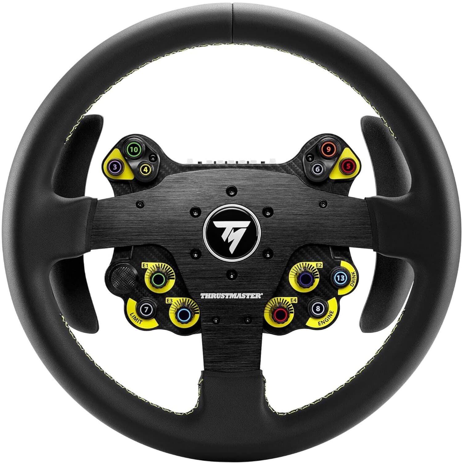 Thrustmaster - EVO Racing 32R Leather Leather-Wrapped Wheel Rim Add On and Detachable Hub - Multicolor
