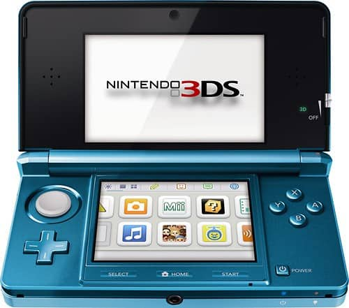 nintendo 3ds blue