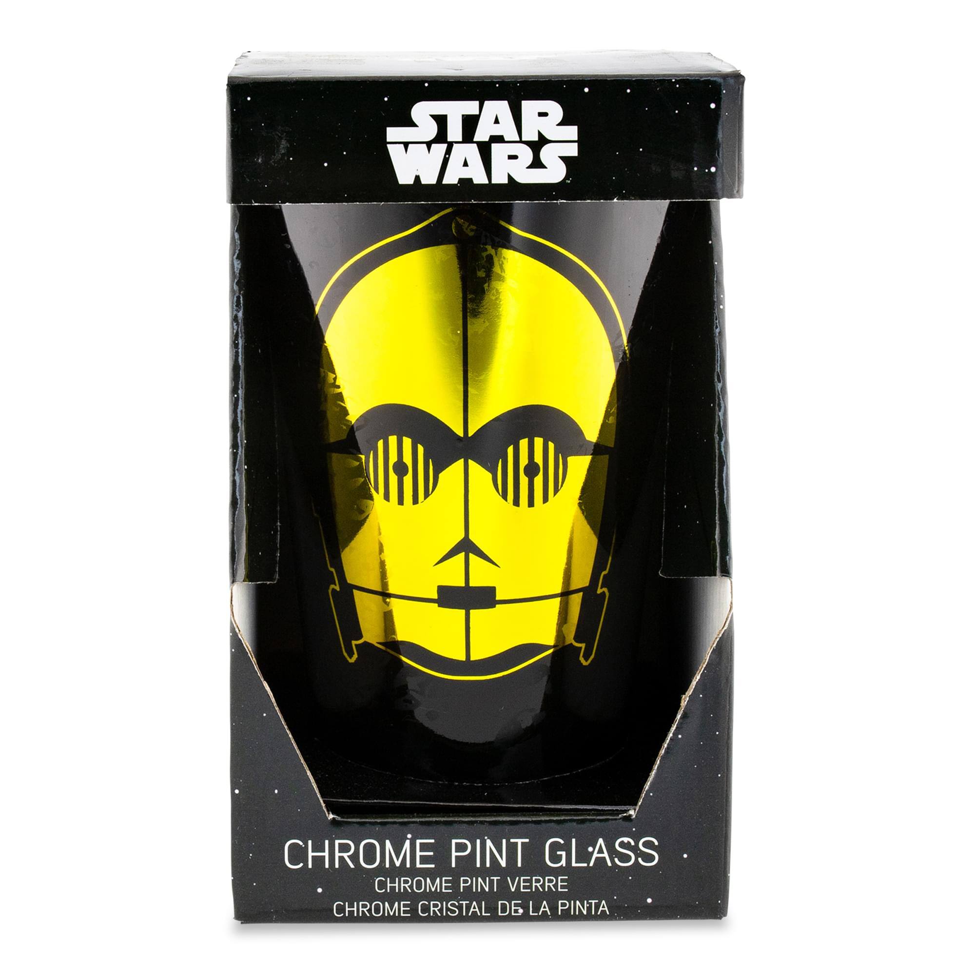 STAR WARS  
CHROME PINT GLASS  
CHROME PINT VERRE  
CHROME CRISTAL DE LA PINTA