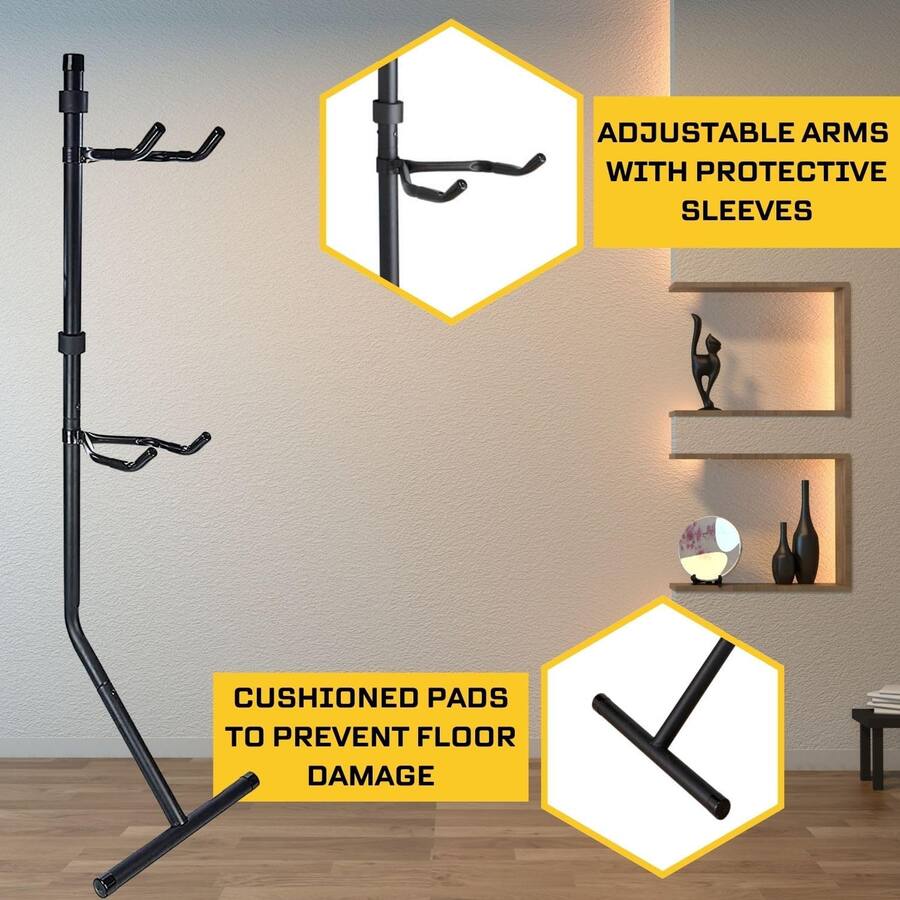 Saris Bike Bunk Bicycle Stand In Home Bike Stand with Adjustable Arms 2 ...