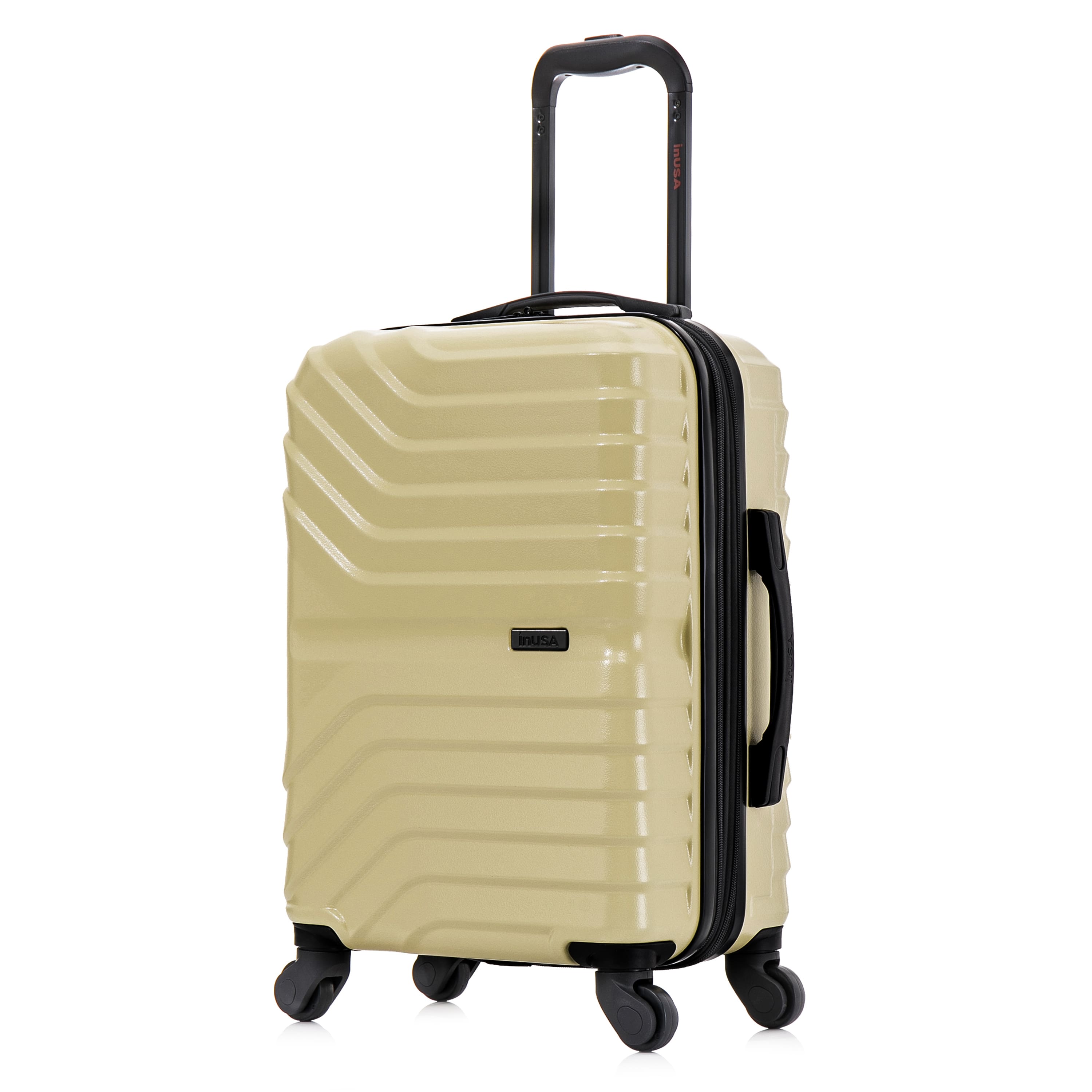 InUSA - Aurum lightweight hardside spinner luggage 20" carry-on - Champagne