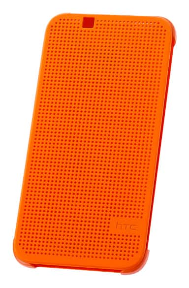 Front. HTC - Dot Matrix Case for HTC Desire 510 Cell Phones - Orange Popsicle.