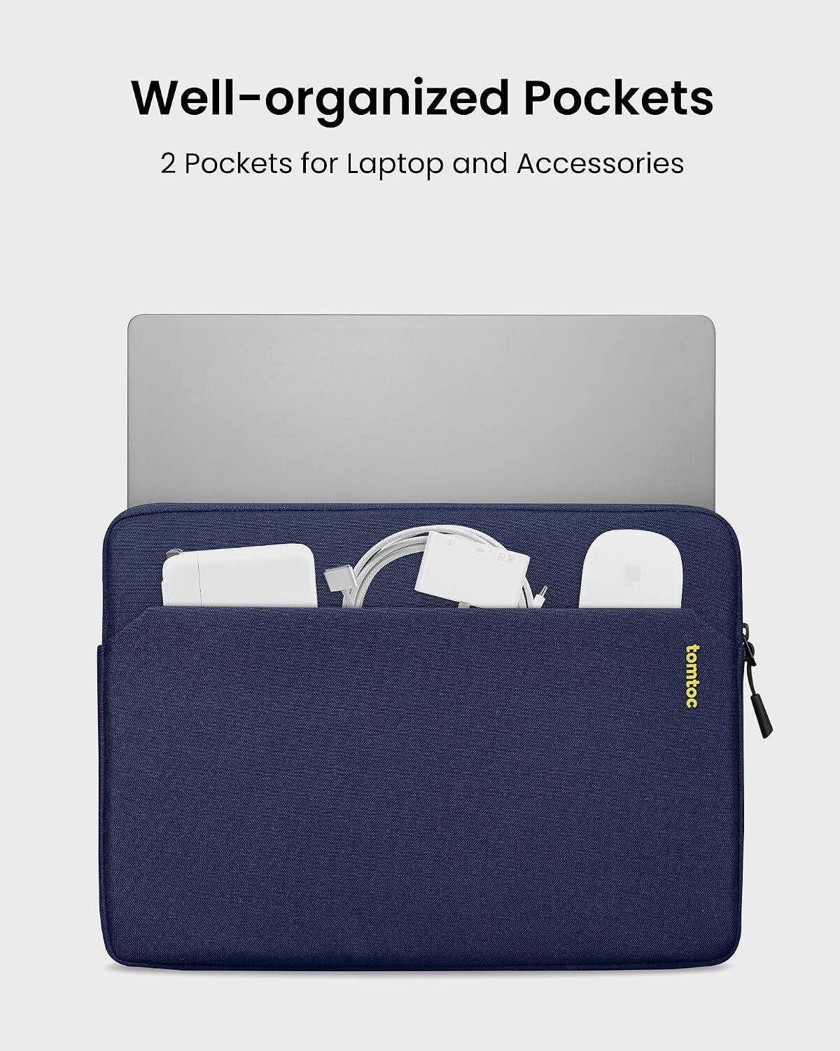 Well-organized Pockets  
2 Pockets for Laptop and Accessories