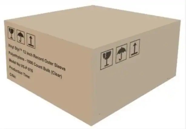 Vinyl Sty™ 12 Inch Record Outer Sleeve
Polyethylene - 1000 Count Bulk (Clear)
Model No: VS-P-016
Production Time:
Ctn: