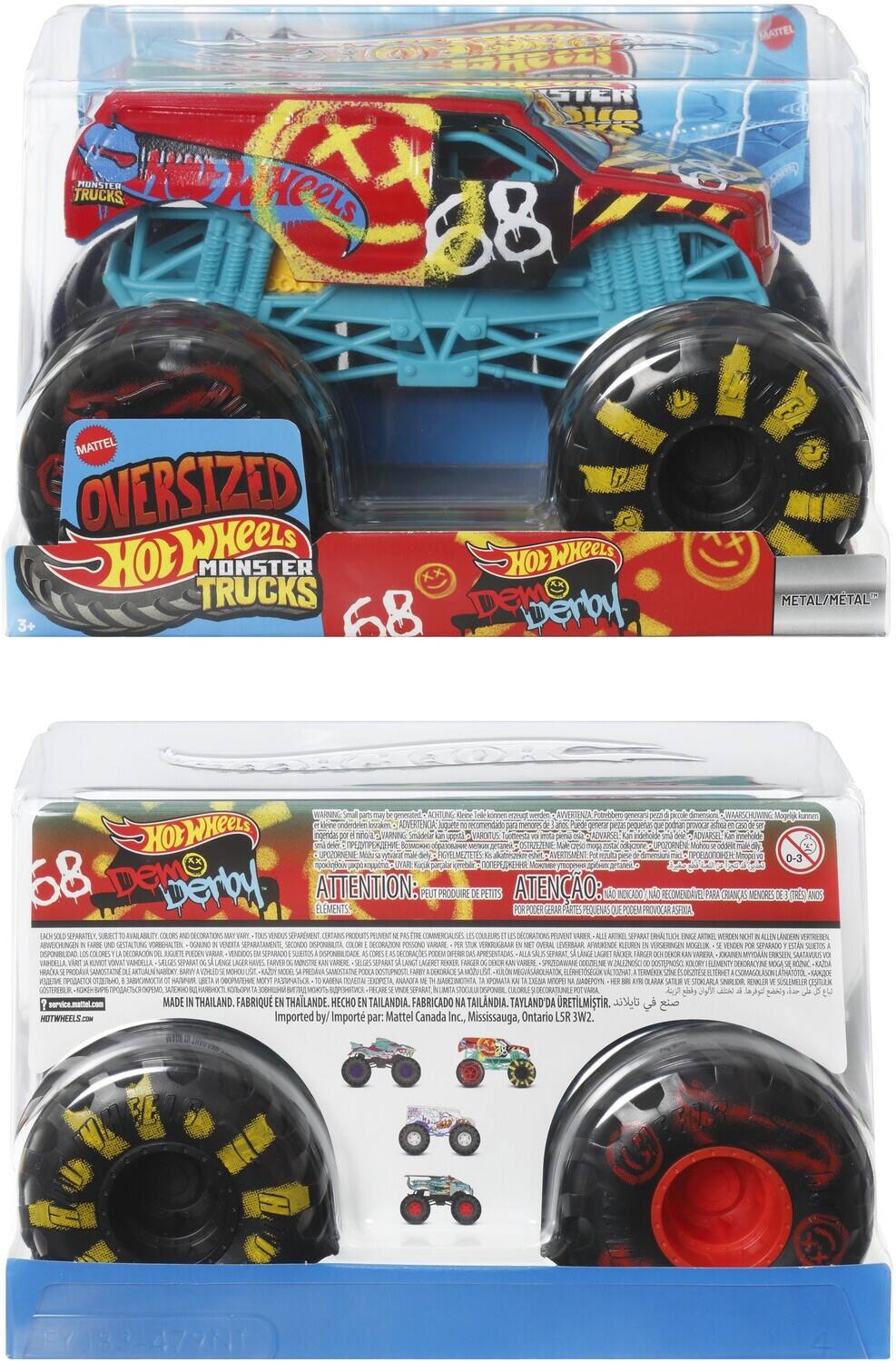 STER TRUCKS MONSTER HO HeeLs XX 28 MATTEL MATTEL OVERSIZED HkeLS TRUCKS MONSTER HorWHeeLS Dem Derby METAL/METAL wial Grine n kooe DS OVERTENDA lgute omcommdac mmoro ane Furd gmneta pas prgurna aa HOFWHEeLS ngvida I P nto VARNING midria VAROITUS RADVARSE fan ADVARSEL nhouadarit nacdly UPOZORNEME Mitirs nd del Pet 0-3 H 58 Dem Derby LMENTS, TENTION: PEUT PRODUR DE PETITS ATENO: TOA PARTES EQUENAS W OF 10 PROVOCA MA ECOMENCAVE JUGRA FA CRANCA MENORES DE ( ANCE MA oCI BIALARLTY COLORS INC DiR MAT IOeS NAS AREMN CORTANS PRODATS NUMN! FH COMMRORN DECORATIONS KUVN ALI ARTIKEL SIPARA! IN GESTALTUN VORENALT DUNUND VENEITA SECONDO CO ORAZON LEI RN VIRER