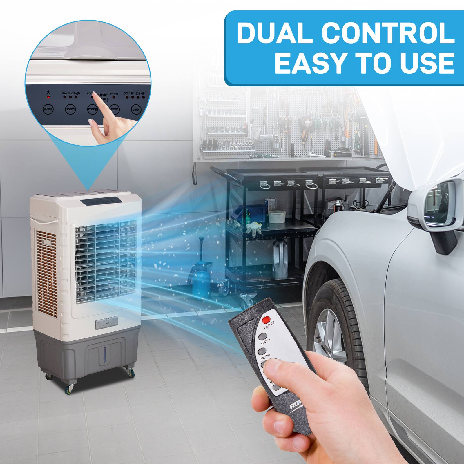 DUAL CONTROL EASY TO USE