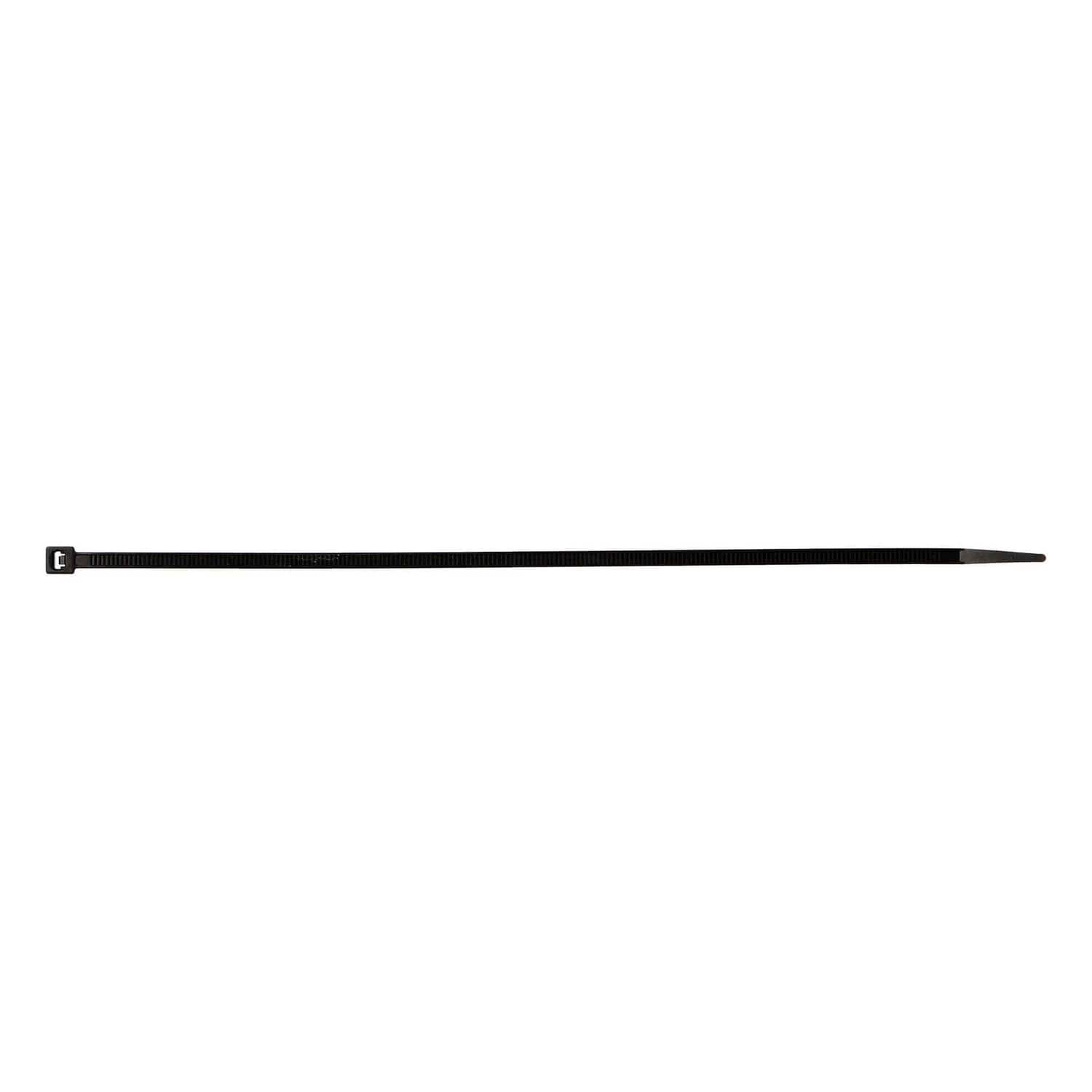 Install Bay - 8" Cable Ties 40-Lb Tensile Strength BCT8-1 1,000 Pack - Black