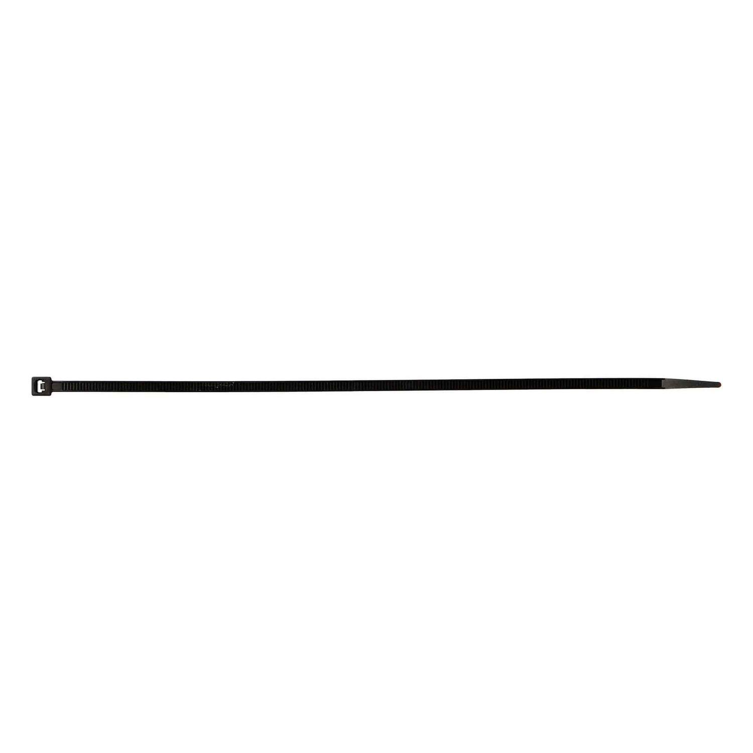 Front. Install Bay - 8" Cable Ties 40-Lb Tensile Strength BCT8-1 1,000 Pack - Black.