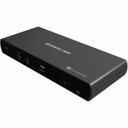 IOGEAR - Quantum Thunderbolt 5 Dock Pro - for Mouse, Hard Drive, Keyboard, Notebook, Desktop PC - Charging Capability