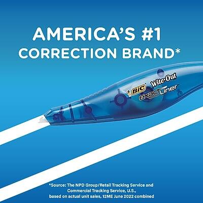 AMERICA'S #1 CORRECTION BRAND*

WiteOut BIC ExacLiner

*Source: The NPD Group/Retail Tracking Service and Commercial Tracking Service, U.S., based on actual unit sales, 12ME June 2022 combined