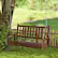 Alt View 4. Costway - 3-Person Wooden Outdoor Porch Swing Heavy Duty Patio Hanging Bench Chair - Brown.