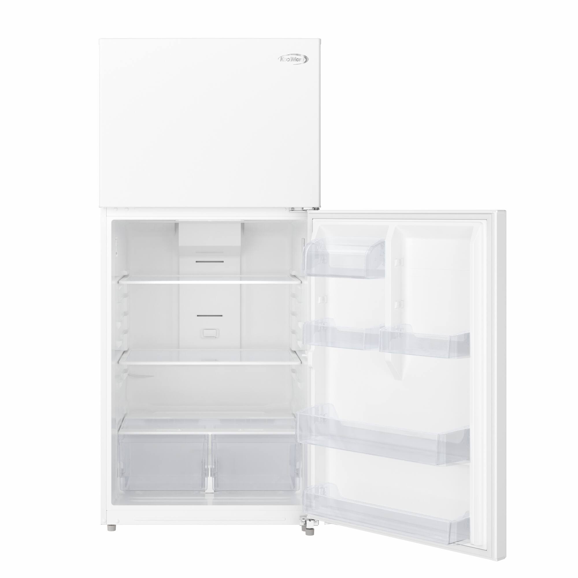 Alt View 4. Koolmore - 30 In. 20 Cu. Ft. Top-Freezer Household Refrigerator in White, Energy Star Certified - White.