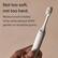 "Not too soft, not too hard. Medium/soft bristles whip away plaque while gentle on sensitive gums."