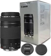 Canon Zoom Lens EF 75-300mm 1:4-5.6 III
75-300mm
AF MF
1.5m/4.9ft
Canon