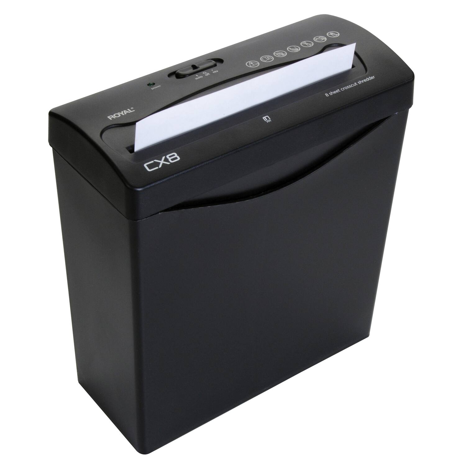 Royal 89341p Cx8 8 sheet Crosscut Shredder With Basket 89341P