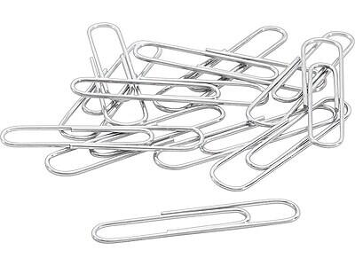 Alt View 1. ACCO - Recycled Paper Clips, #1, Silver, 100/Box, 10 Boxes/Pack - Silver.