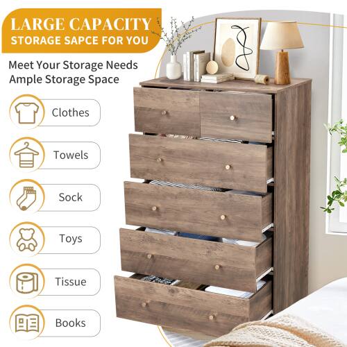 LARGE CAPACITY STORAGE SPACE FOR YOU  
Meet Your Storage Needs  
Ample Storage Space  

- Clothes  
- Towels  
- Sock  
- Toys  
- Tissue  
- Books